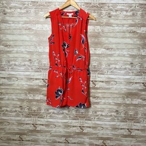 Tabitha Webb Floral Romper w/ Pockets